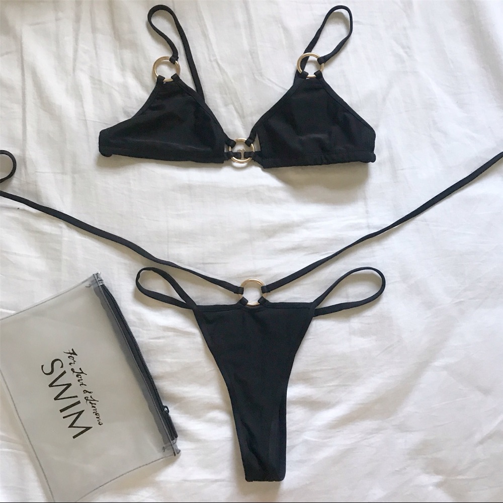 For Love and Lemons Bikini Set